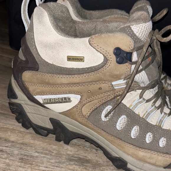 Merrell Kinetic Mid Waterproof Brindle Performance Hiking Footwear Size 10 - Picture 4 of 8